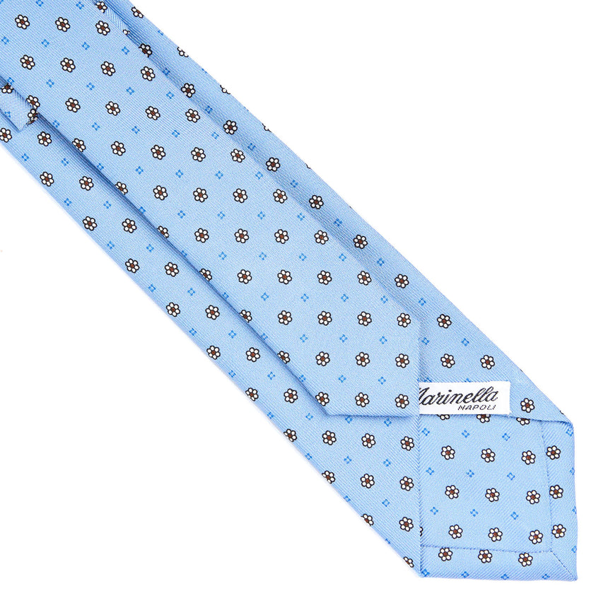 LIGHT BLUE SARTORIAL 7 CM SILK TIE