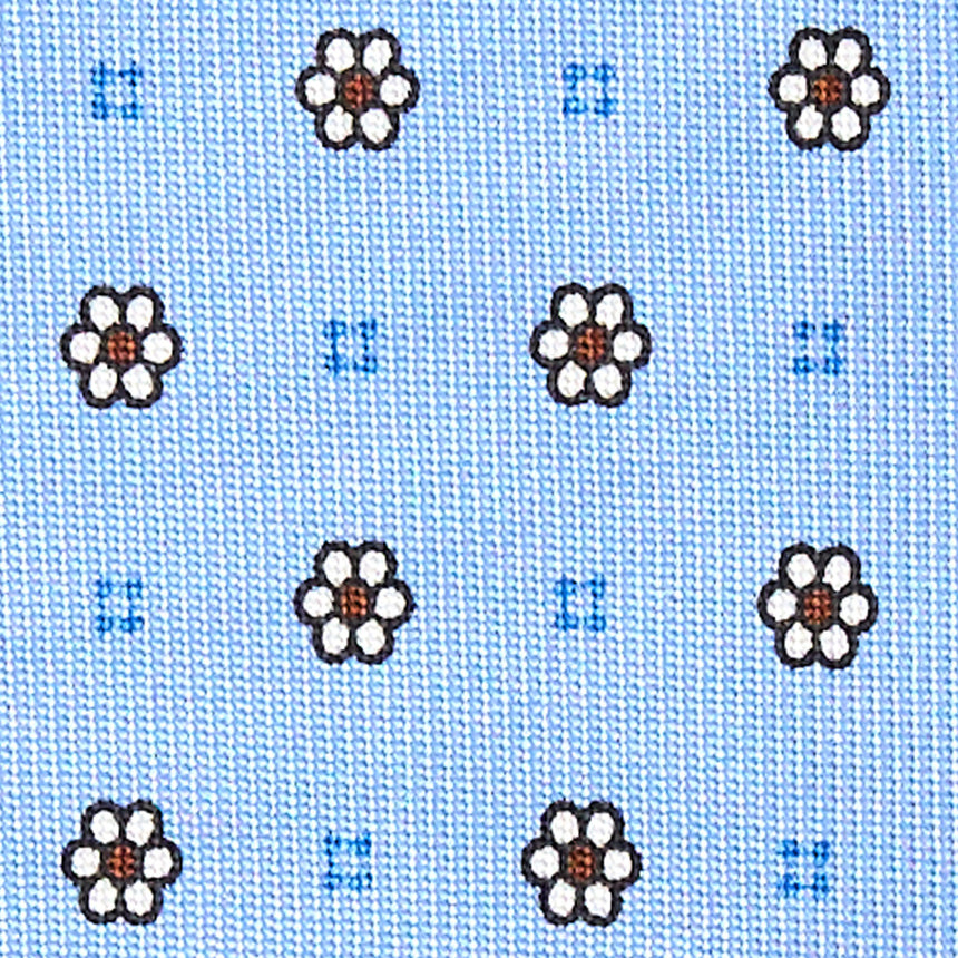 LIGHT BLUE SARTORIAL 7 CM SILK TIE