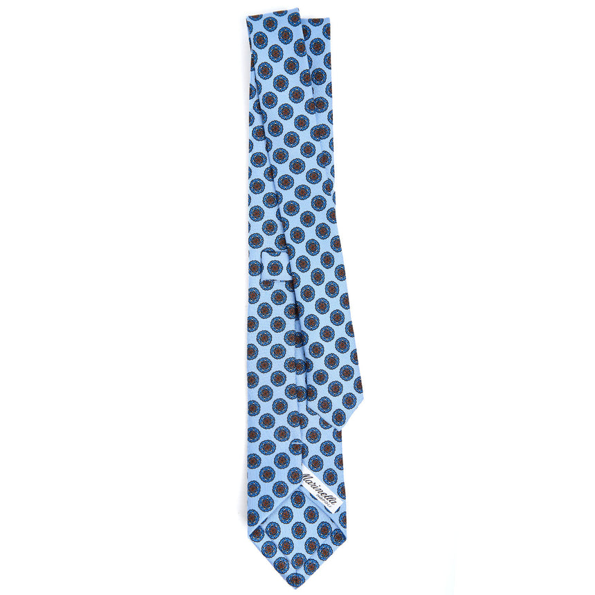 LIGHT BLUE SARTORIAL 7 CM SILK TIE