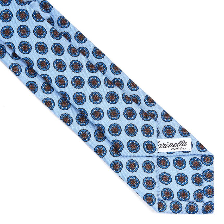 LIGHT BLUE SARTORIAL 7 CM SILK TIE
