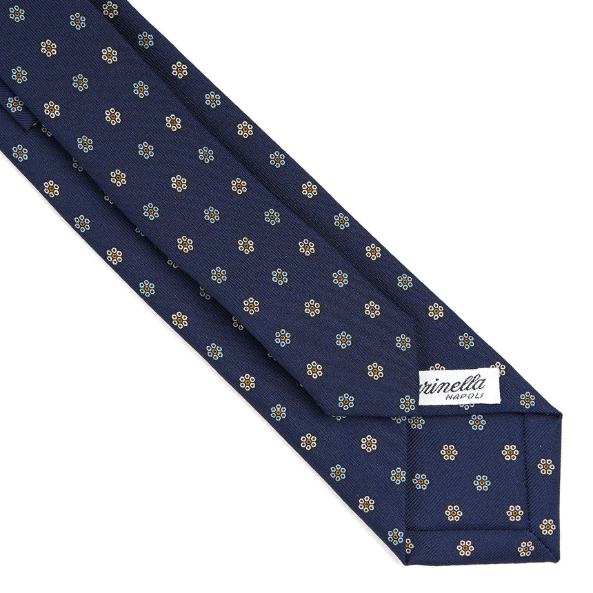 BLUE SARTORIAL 7 CM SILK TIE