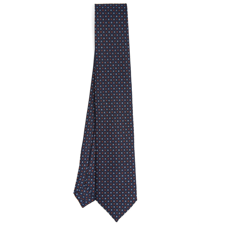 BLUE SARTORIAL 7 CM SILK TIE