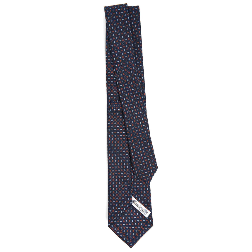 BLUE SARTORIAL 7 CM SILK TIE