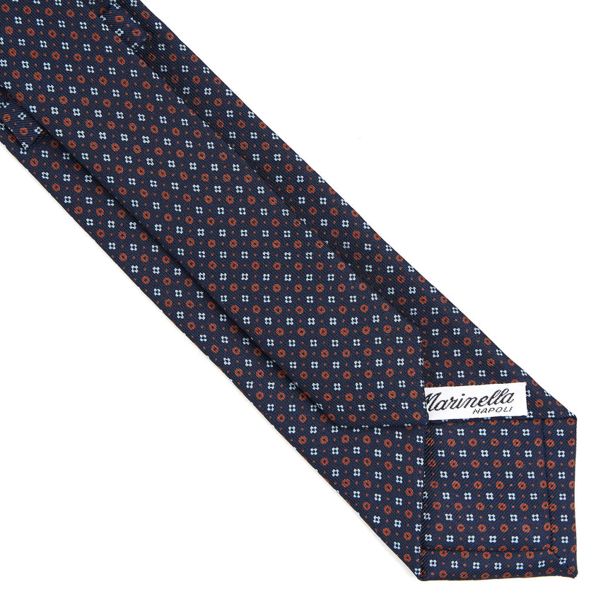 BLUE SARTORIAL 7 CM SILK TIE