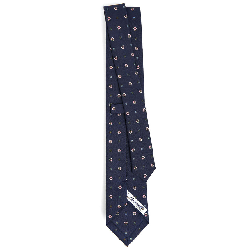 BLUE SARTORIAL 7 CM SILK TIE