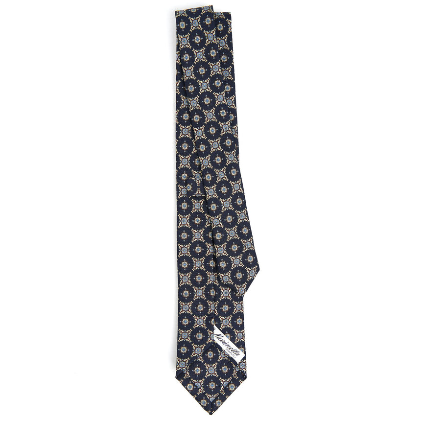 BLUE SARTORIAL 7 CM SILK TIE