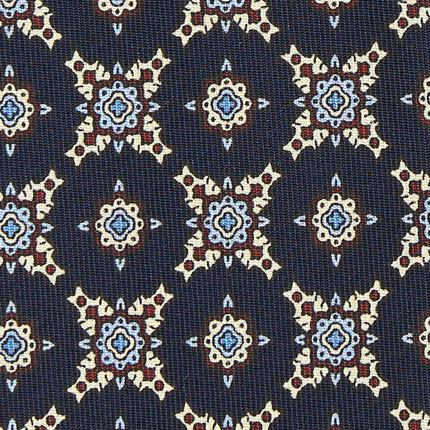 BLUE SARTORIAL 7 CM SILK TIE