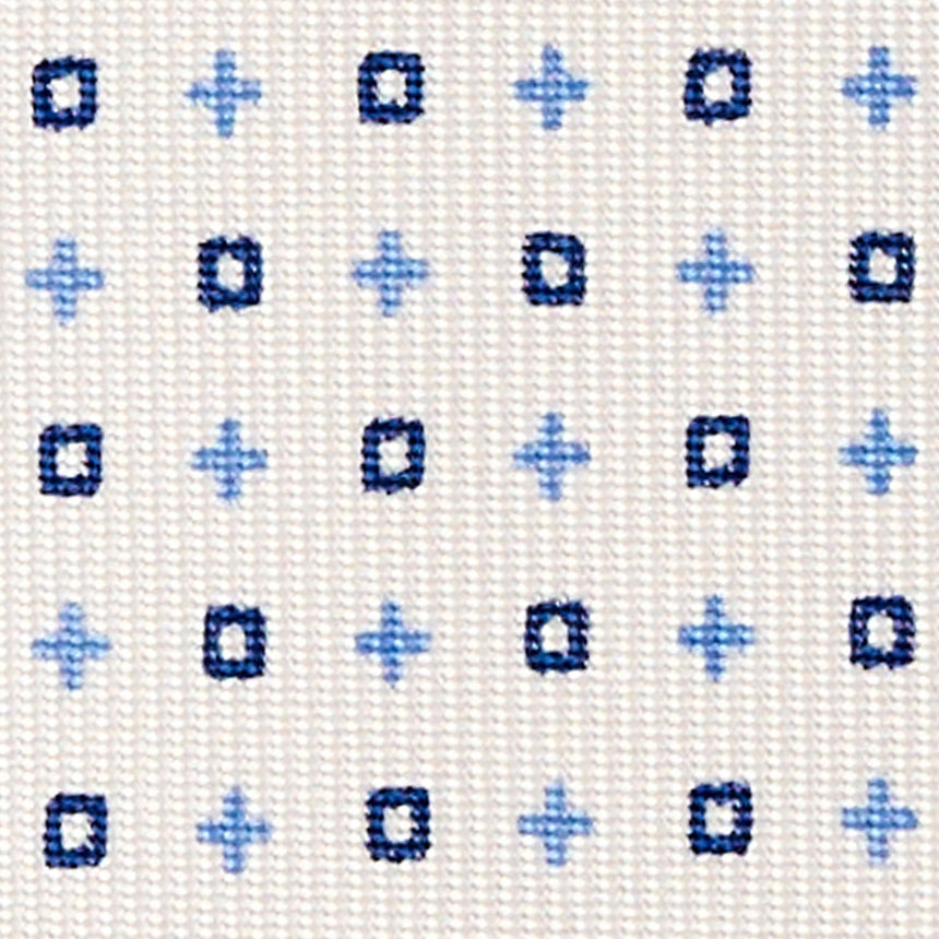 CRAVATTA SARTORIALE 7 CM IN SETA BIANCA