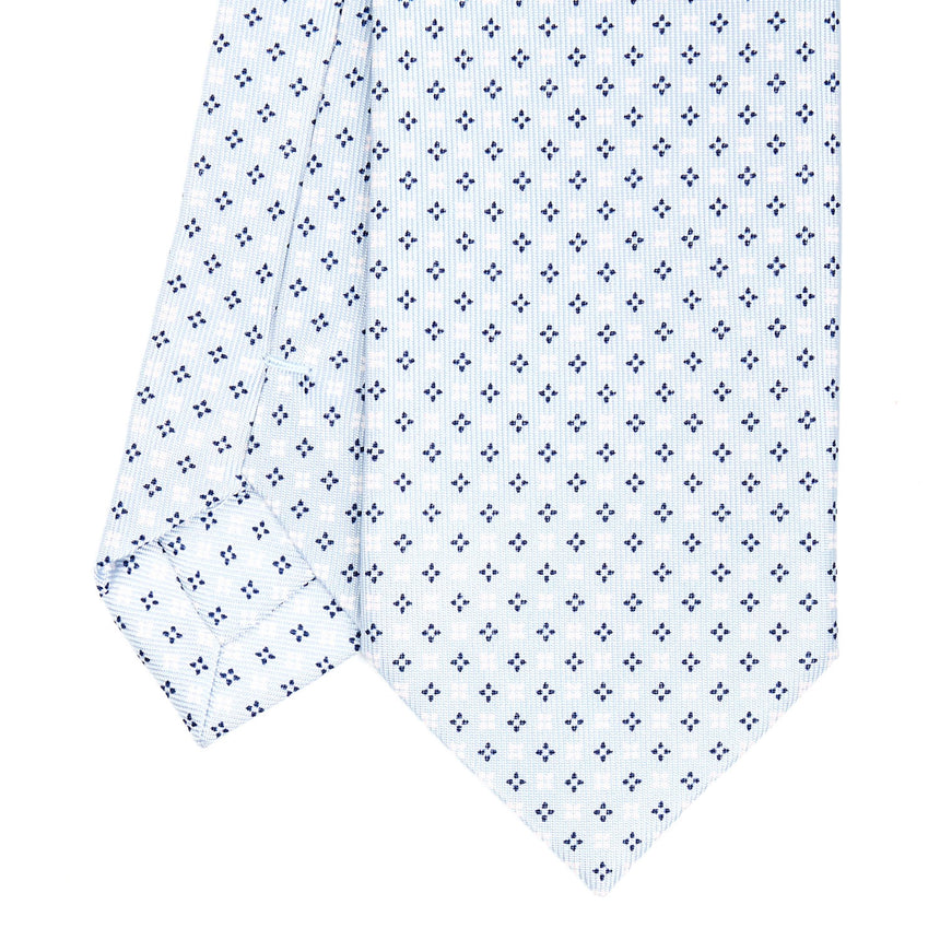 LIGHT BLUE SARTORIAL 7 CM SILK TIE