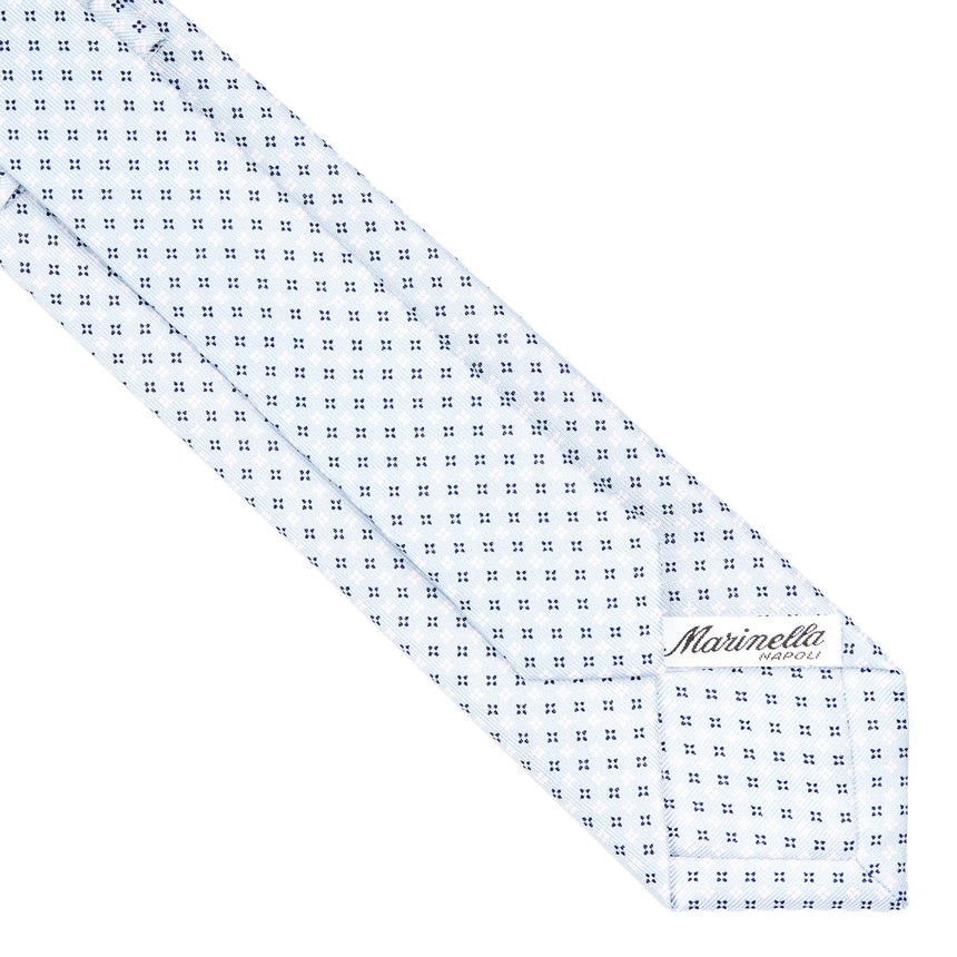LIGHT BLUE SARTORIAL 7 CM SILK TIE