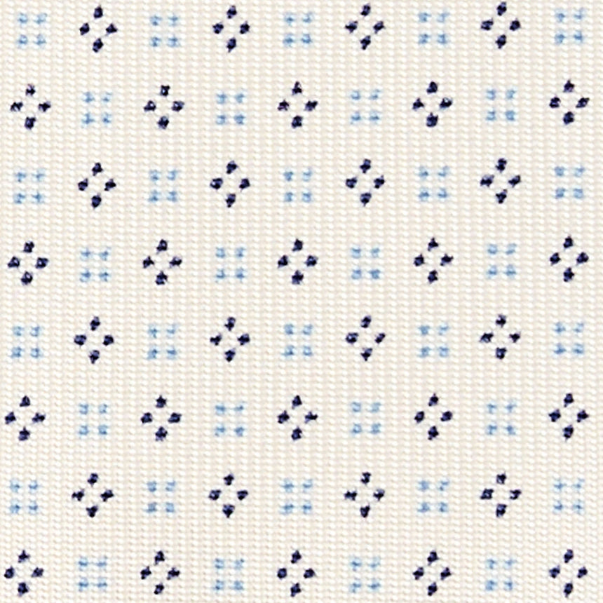 WHITE SARTORIAL 7 CM SILK TIE