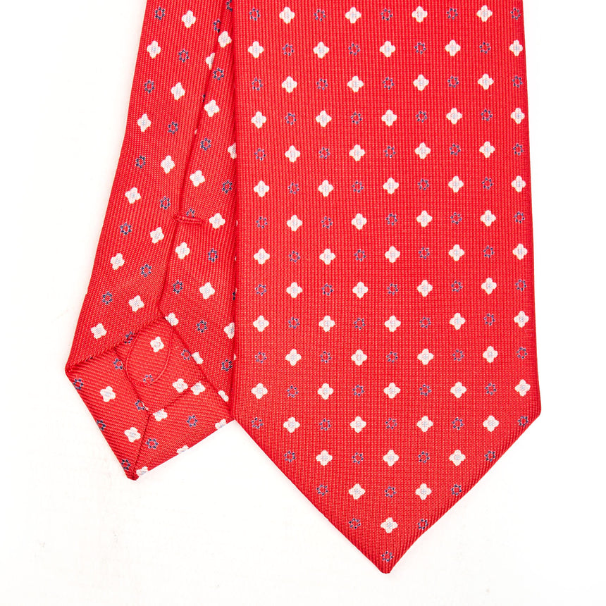 CRAVATTA SARTORIALE 7 CM IN SETA ROSSA