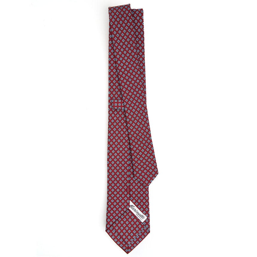 BURGUNDY SARTORIAL 7 CM SILK TIE
