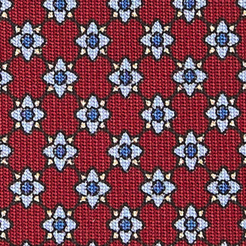 BURGUNDY SARTORIAL 7 CM SILK TIE