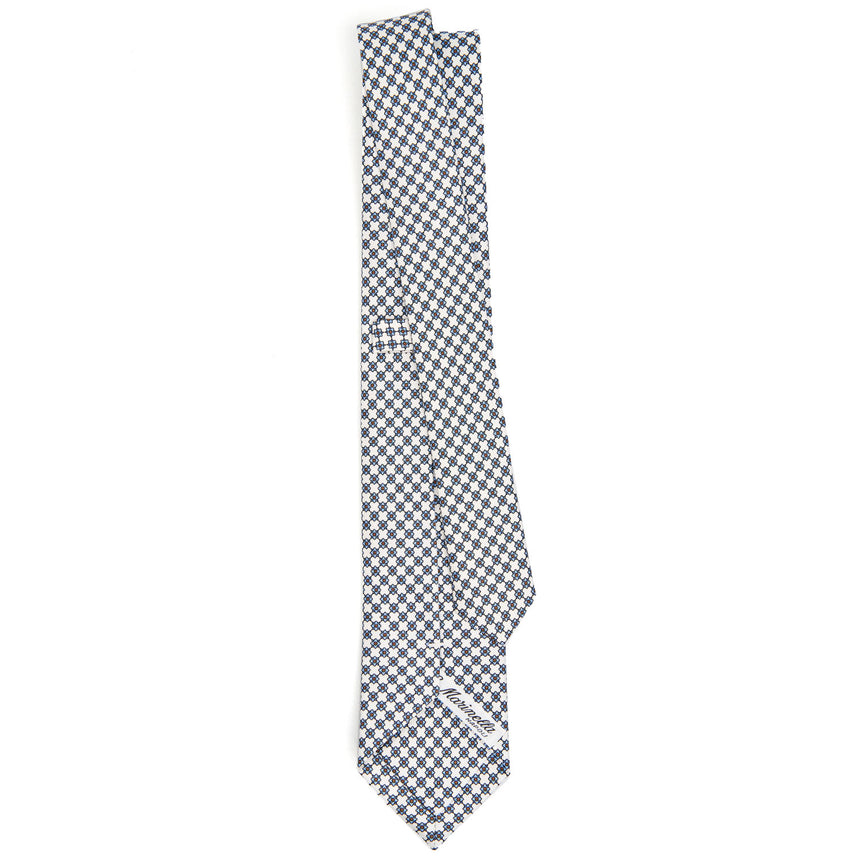 WHITE SARTORIAL 7 CM SILK TIE