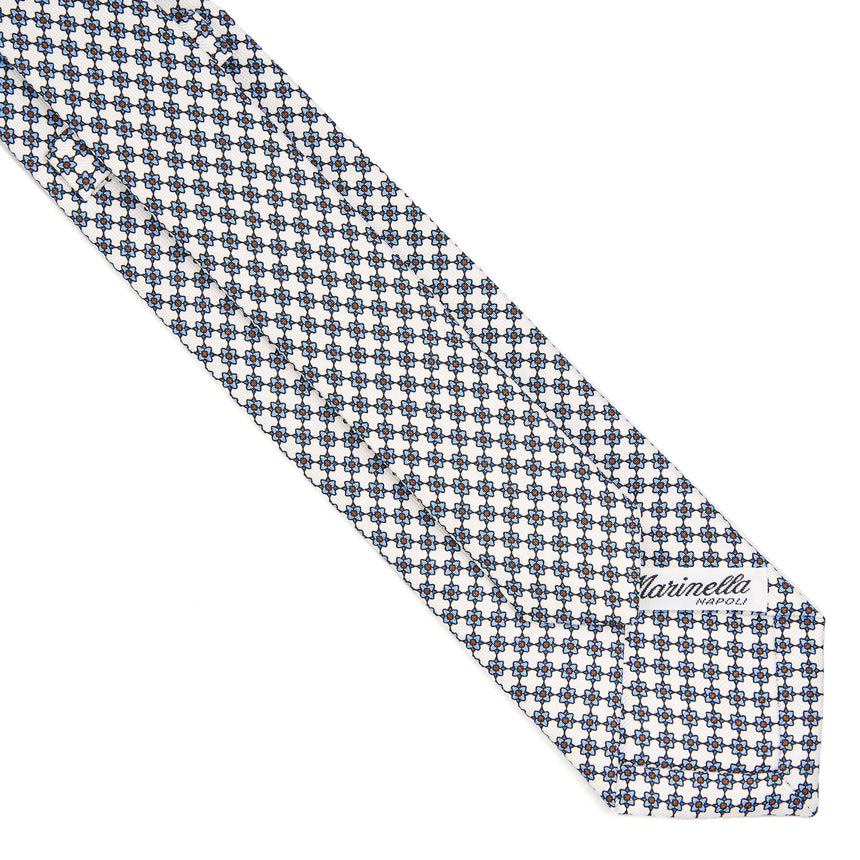 WHITE SARTORIAL 7 CM SILK TIE