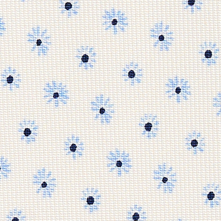 WHITE SARTORIAL 7 CM SILK TIE