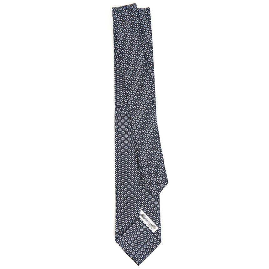 DARK BLUE SARTORIAL 7 CM SILK TIE