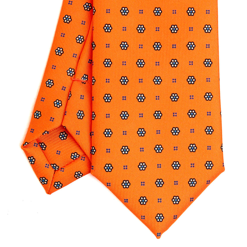 ORANGE SARTORIAL 7 CM SILK TIE