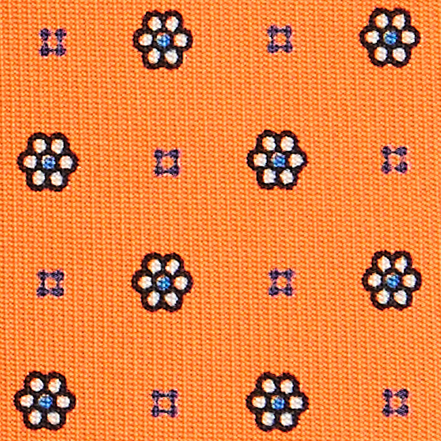 ORANGE SARTORIAL 7 CM SILK TIE