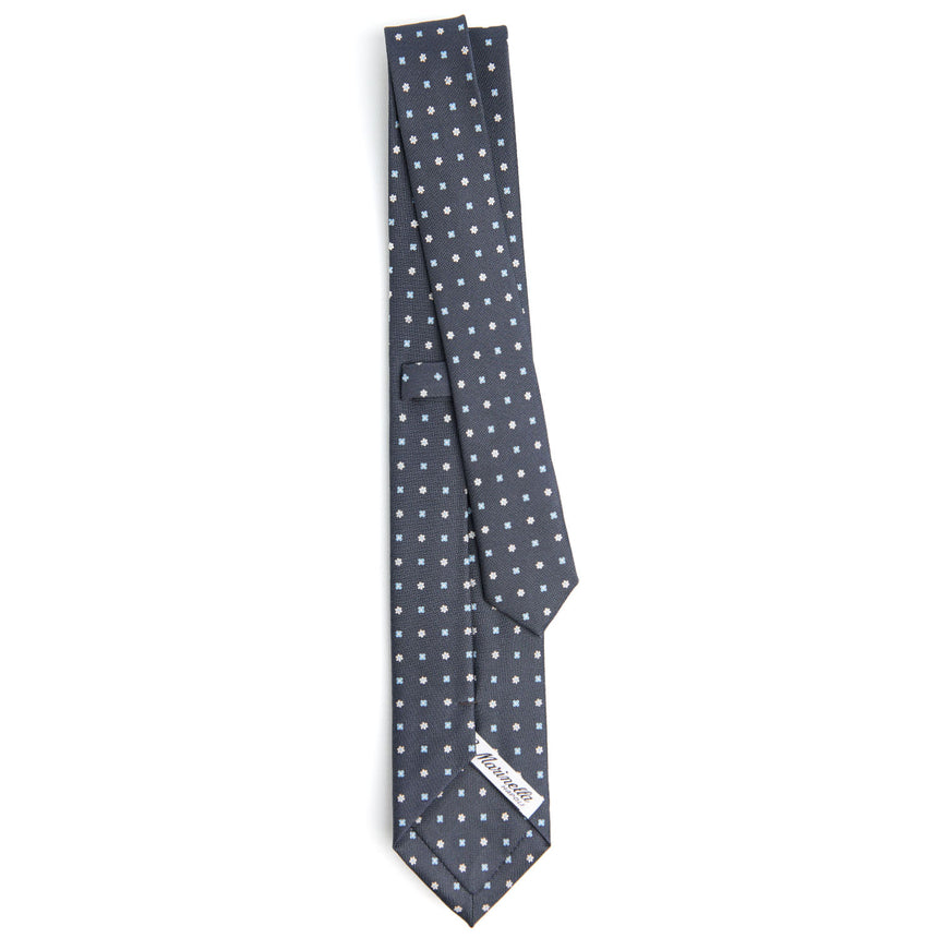 DARK GREY SARTORIAL 7 CM SILK TIE