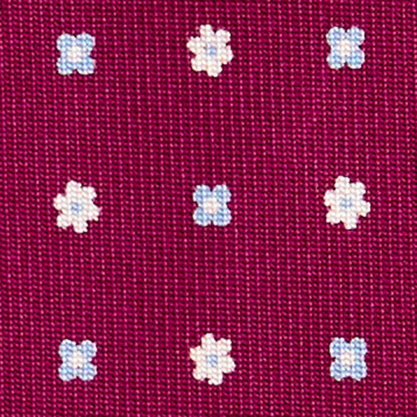 FUCSIA SARTORIAL 7 CM SILK TIE