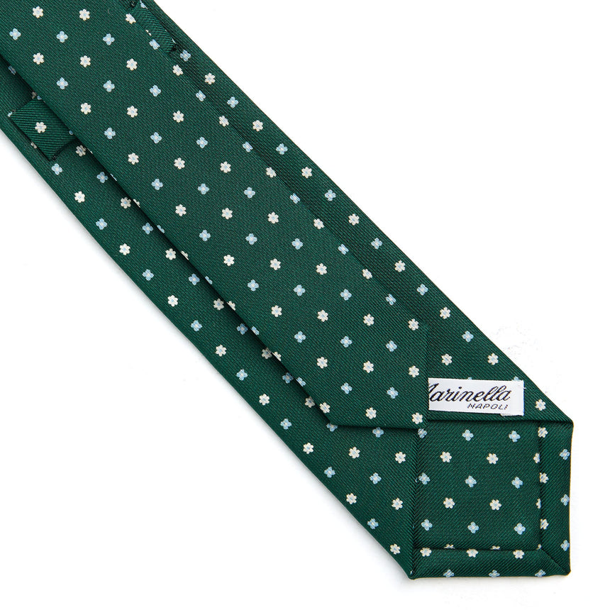 dark_green_sartorial_7_cm_silk_tie_small_flower_pattern_back_detail