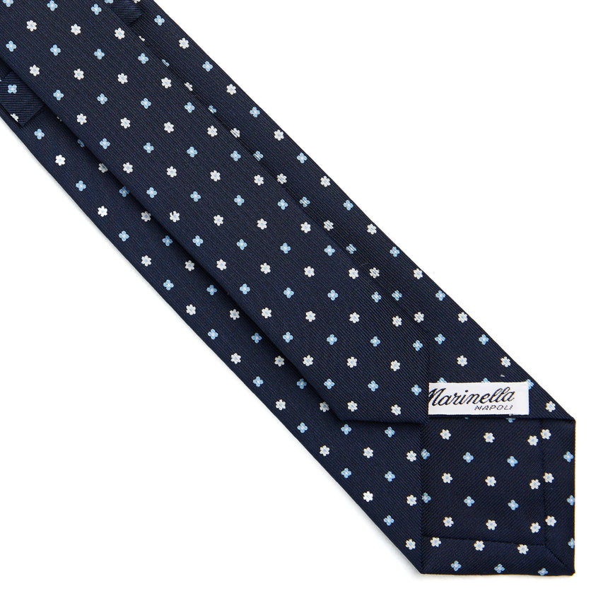 DARK BLUE SARTORIAL 7 CM SILK TIE