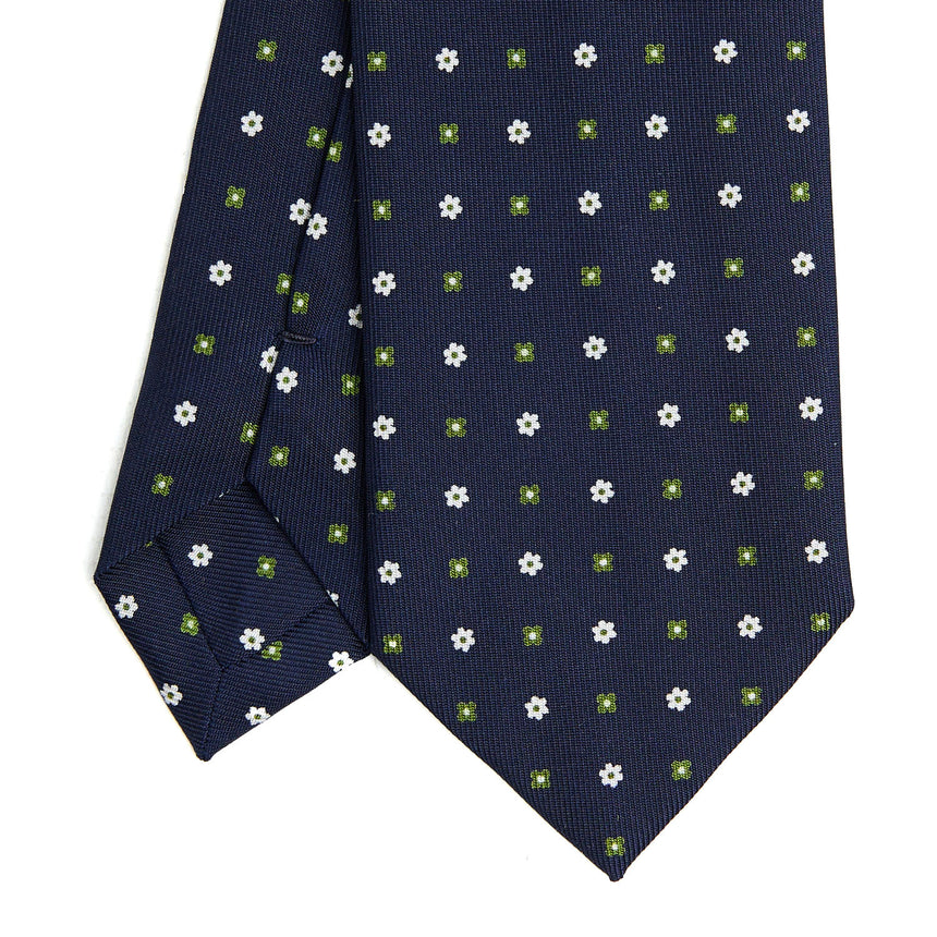 DARK BLUE SARTORIAL 7 CM SILK TIE