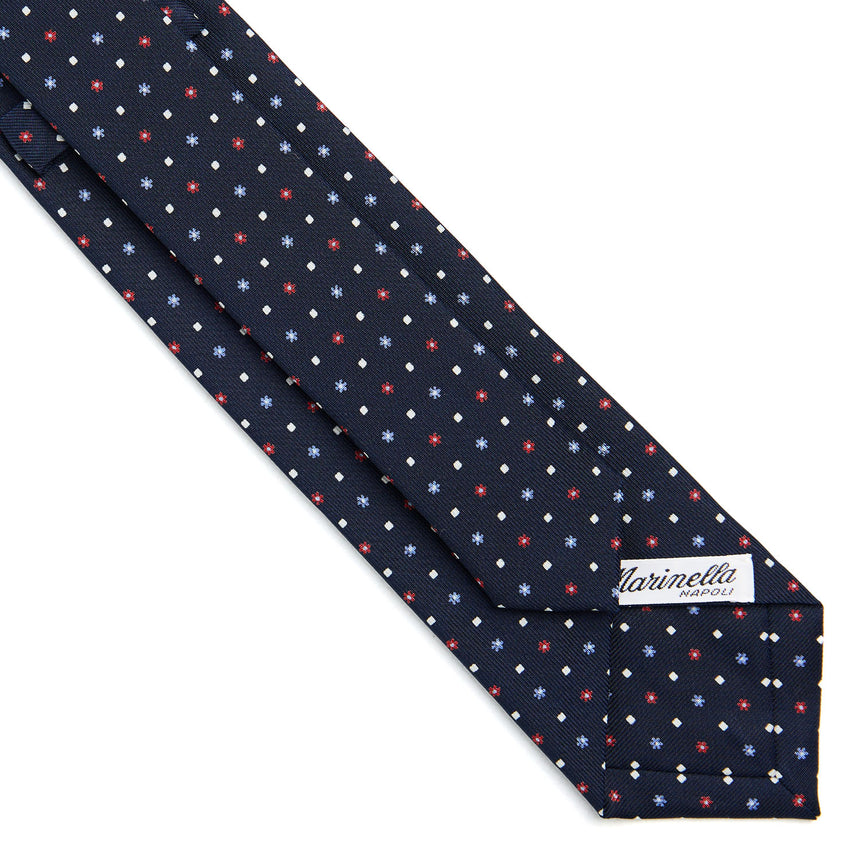dark_blue_sartorial_7_cm_silk_tie_small_flower_pattern_back_detail