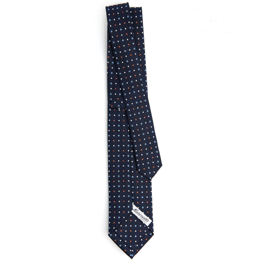 DARK BLUE SARTORIAL 7 CM SILK TIE