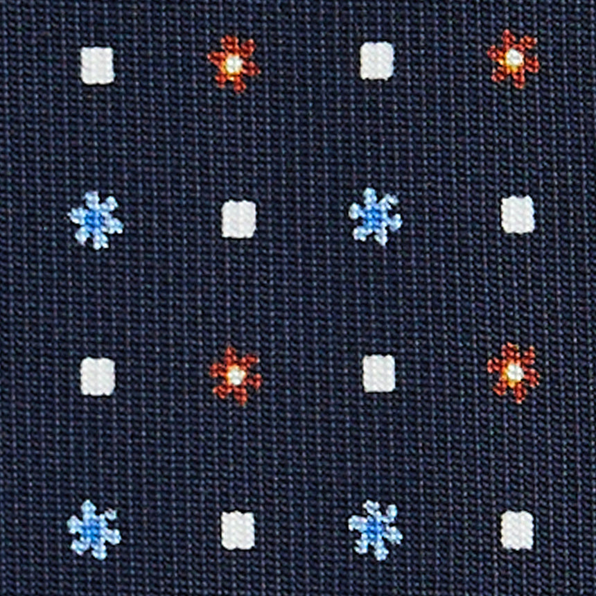 DARK BLUE SARTORIAL 7 CM SILK TIE