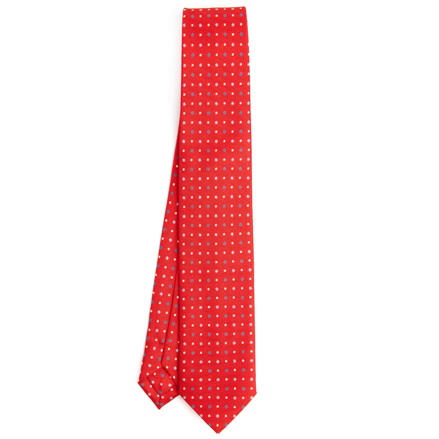 RED SARTORIAL 7 CM SILK TIE