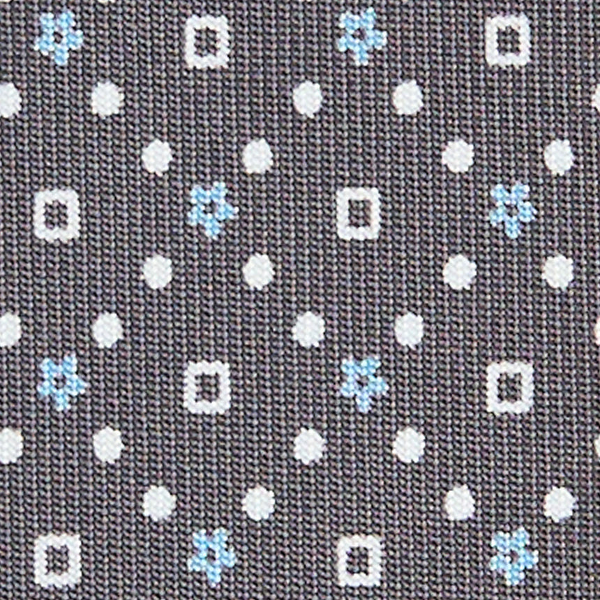 DARK GREY SARTORIAL 7 CM SILK TIE