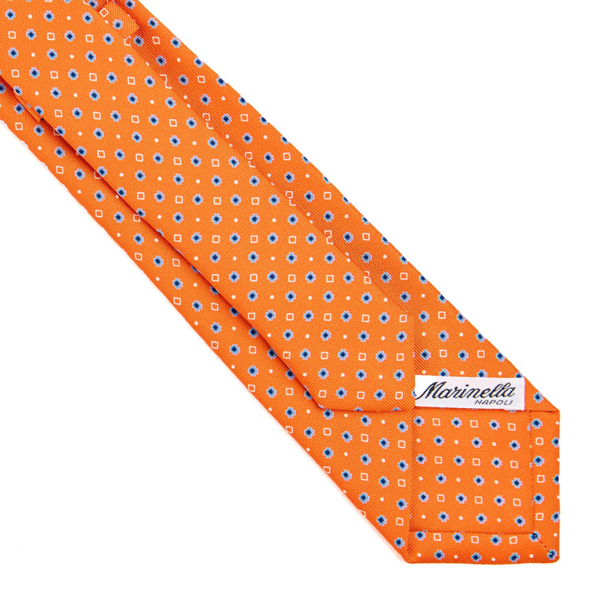 ORANGE SARTORIAL 7 CM SILK TIE