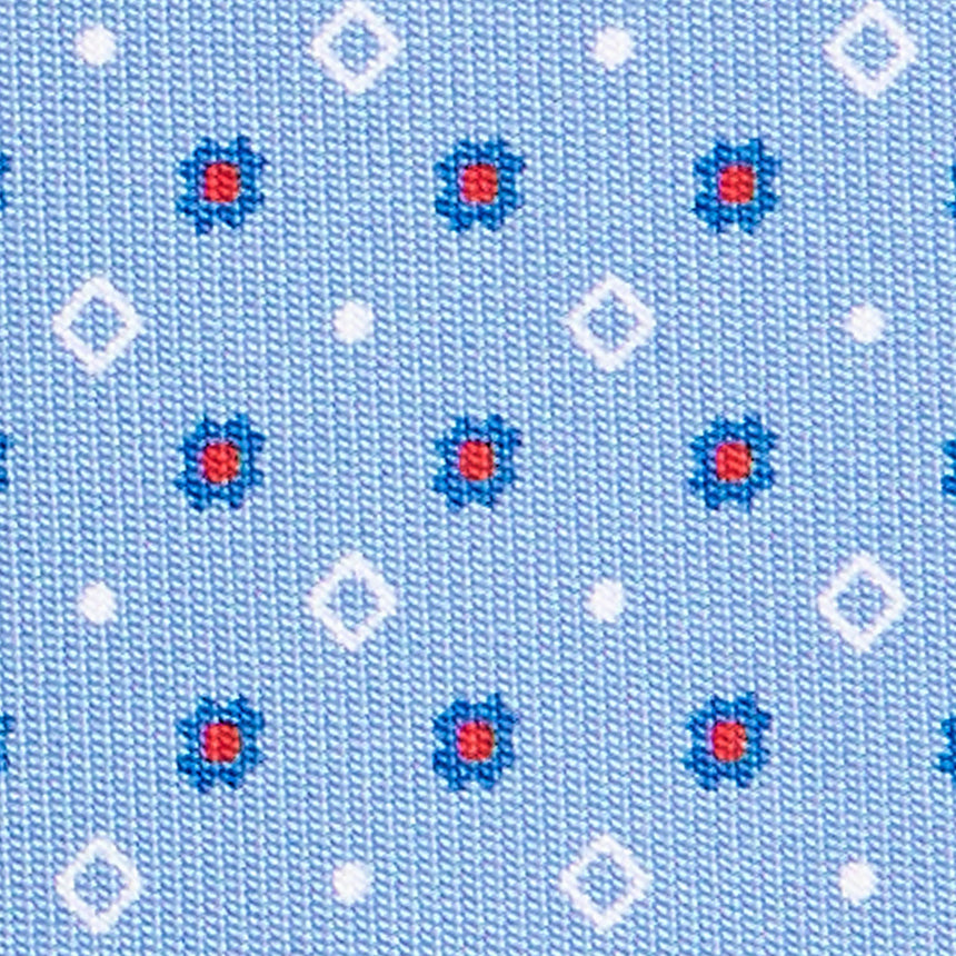 light_blue_sartorial_7_cm_silk_tie_small_flower_pattern_fabric_detail