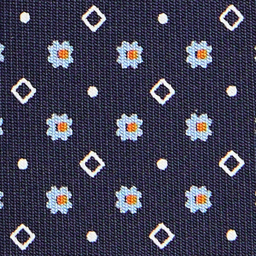 DARK BLUE SARTORIAL 7 CM SILK TIE