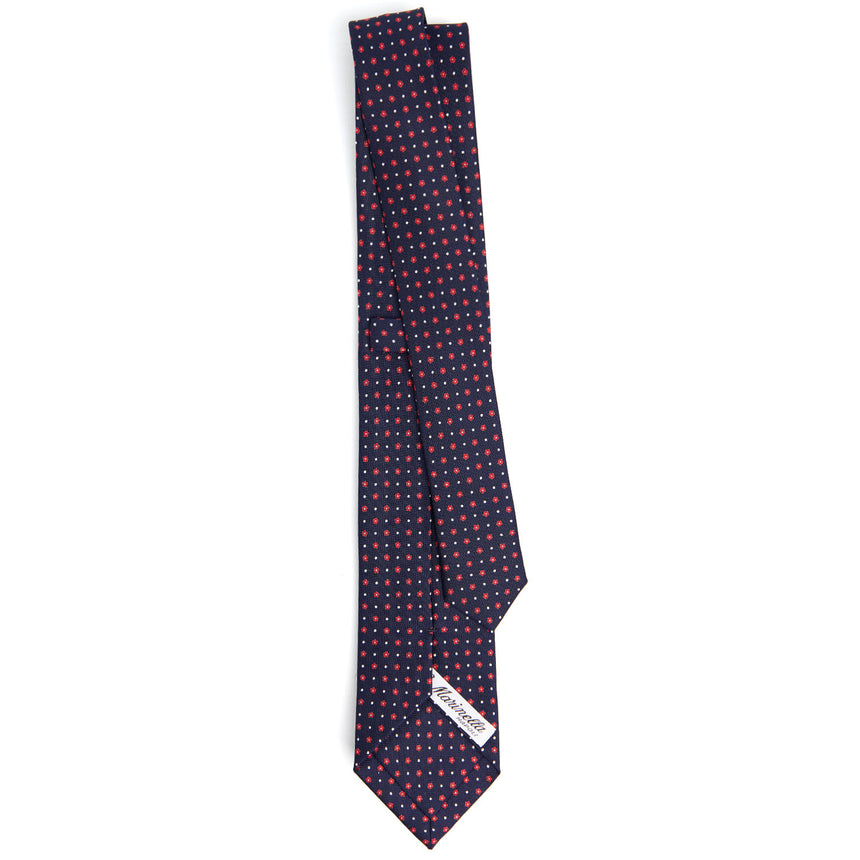 DARK BLUE SARTORIAL 7 CM SILK TIE