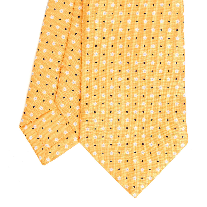 YELLOW SARTORIAL 7 CM SILK TIE