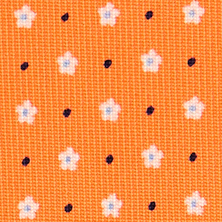 orange_sartorial_7_cm_silk_tie_small_flower_pattern_fabric_detail