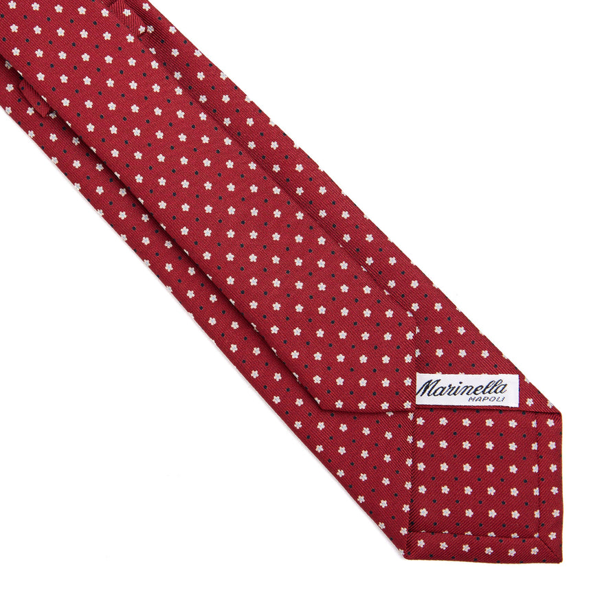 BURGUNDY SARTORIAL 7 CM SILK TIE