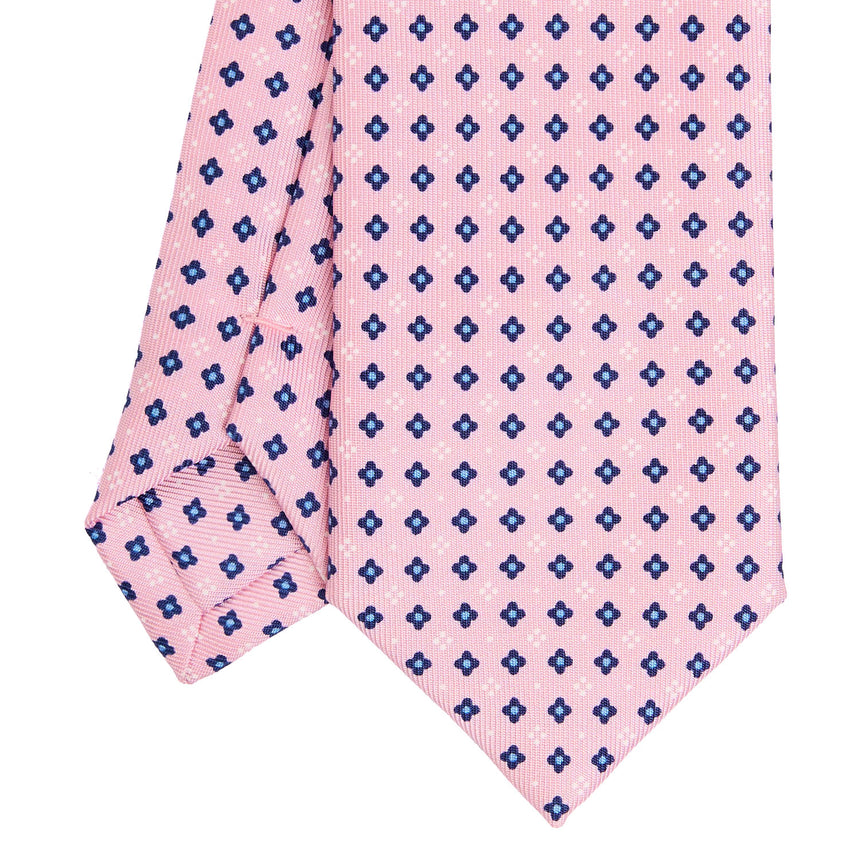 PINK SARTORIAL 7 CM SILK TIE