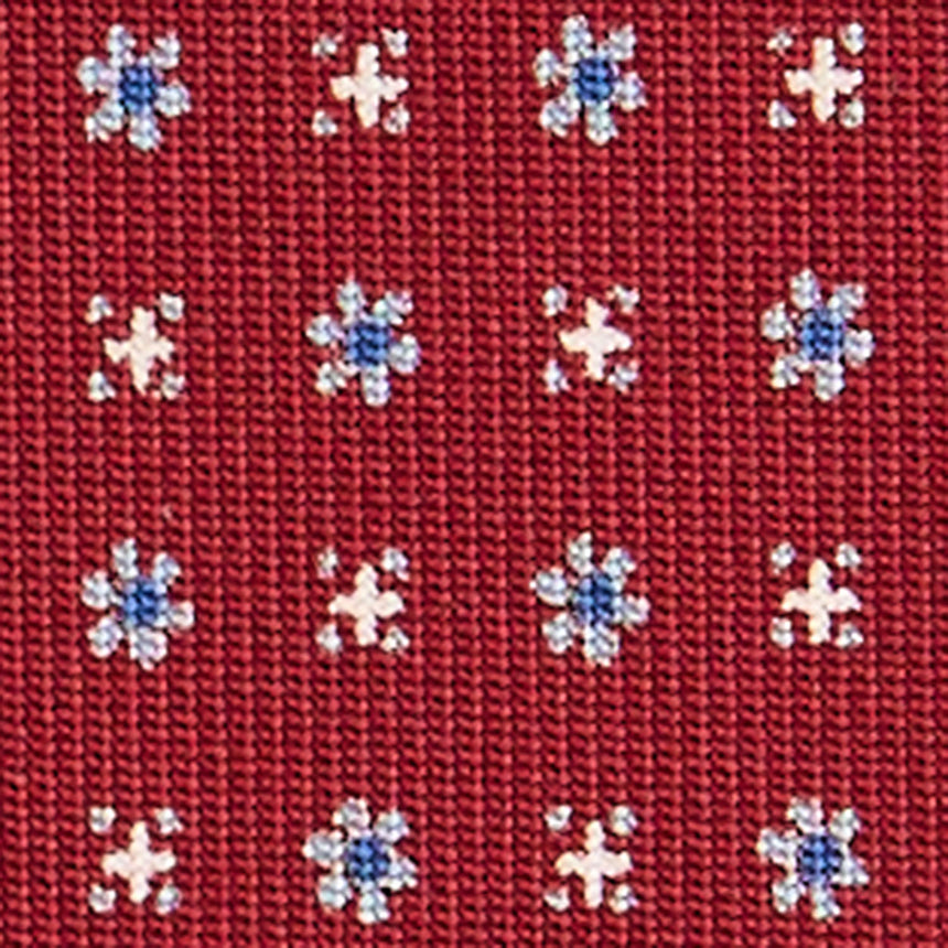 BURGUNDY SARTORIAL 7 CM SILK TIE