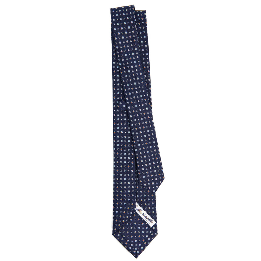 DARK BLUE SARTORIAL 7 CM SILK TIE