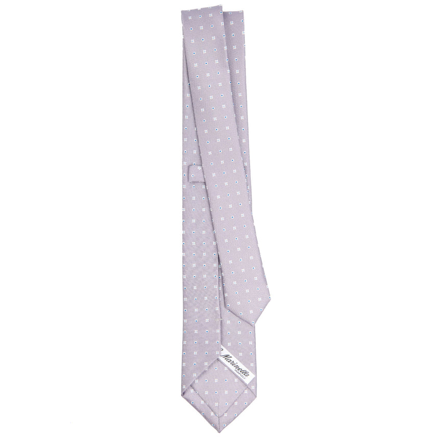 LIGHT GREY SARTORIAL 7 CM SILK TIE