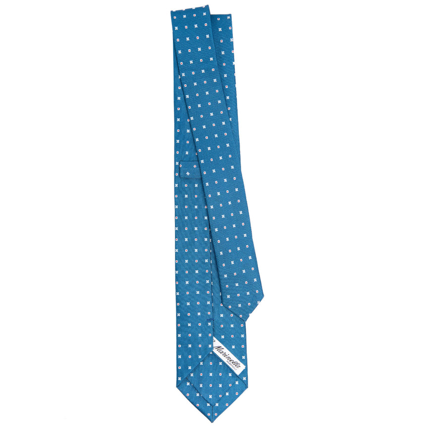 MID BLUE SARTORIAL 7 CM SILK TIE