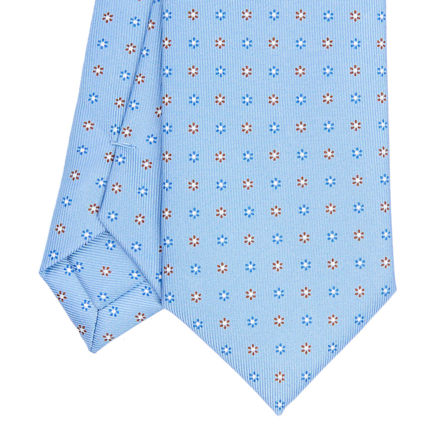 LIGHT BLUE SARTORIAL 7 CM SILK TIE