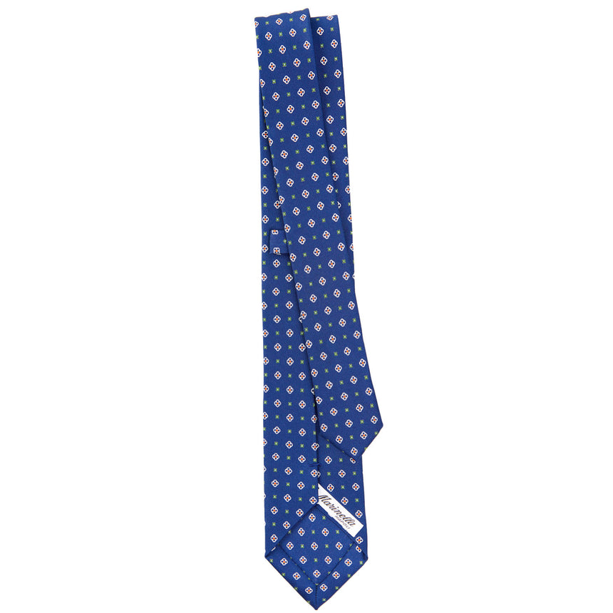 BLUE SARTORIAL 7 CM SILK TIE