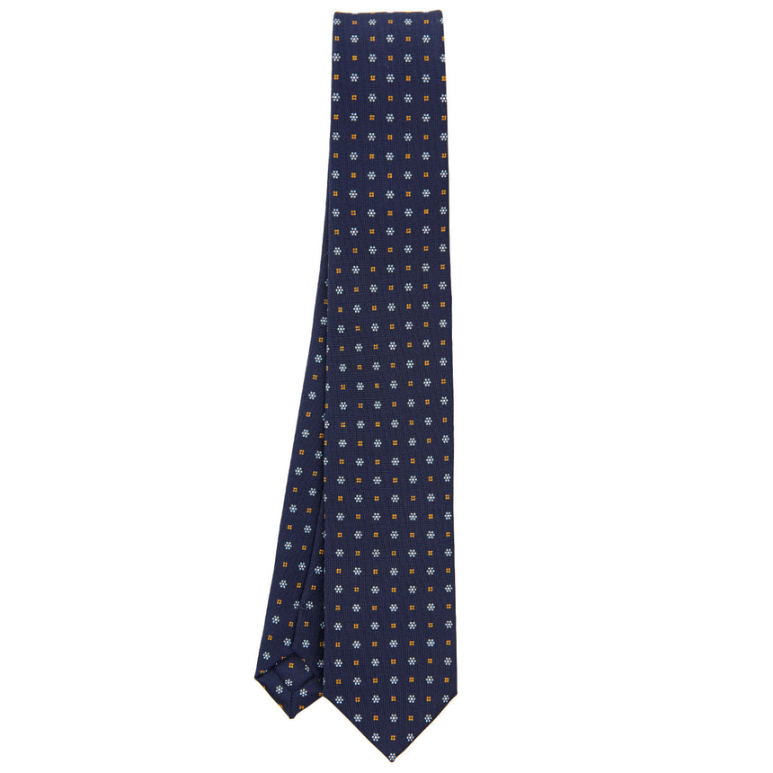 DARK BLUE SARTORIAL 7 CM SILK TIE