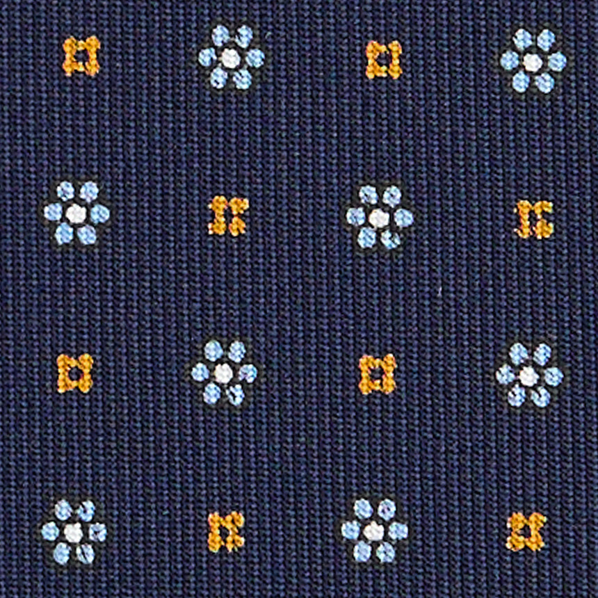 DARK BLUE SARTORIAL 7 CM SILK TIE